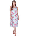 La Marquise Womens 'Pink Rose' Sleeveless Nightie