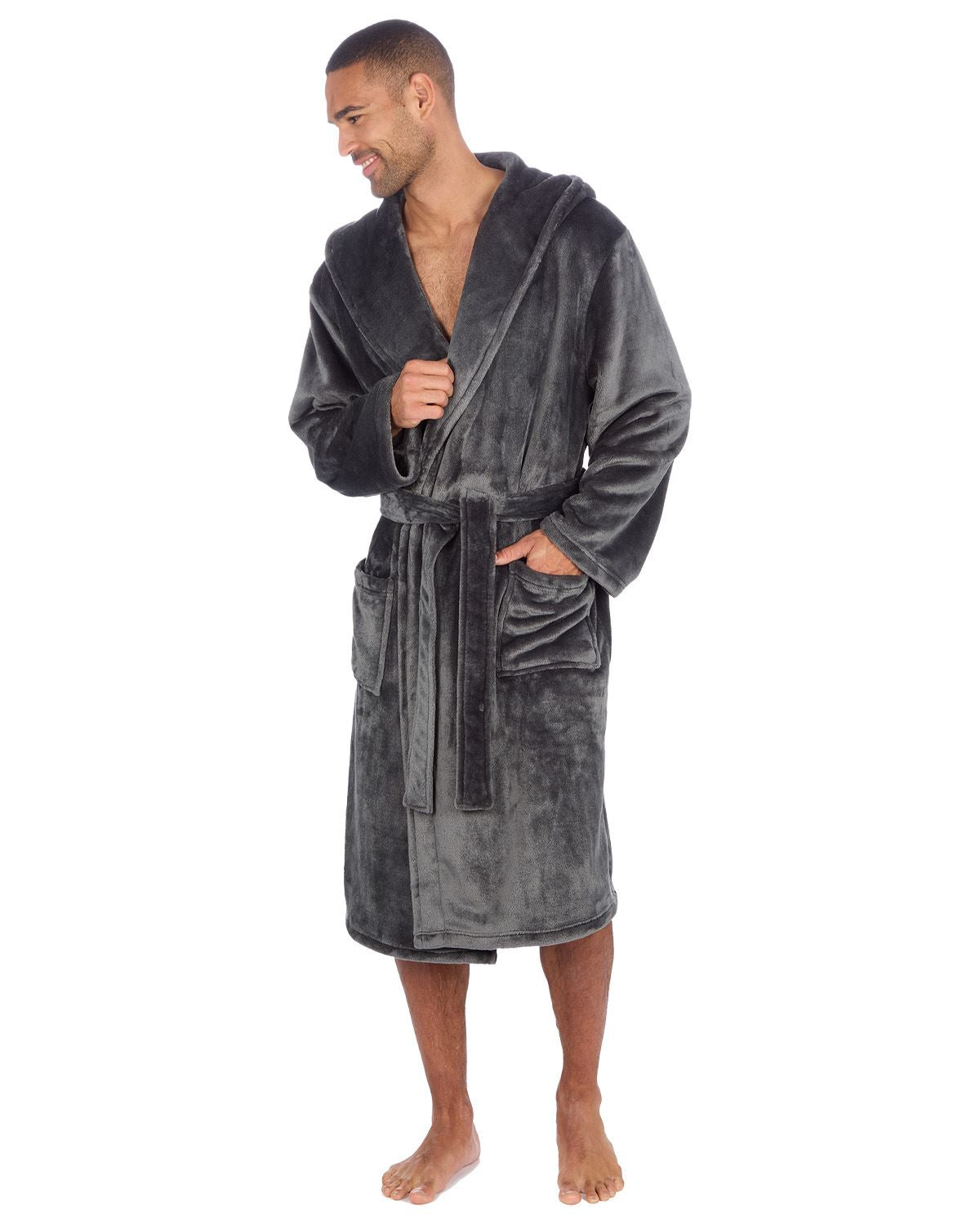 Cargo Bay Mens Hooded Dressing Gown