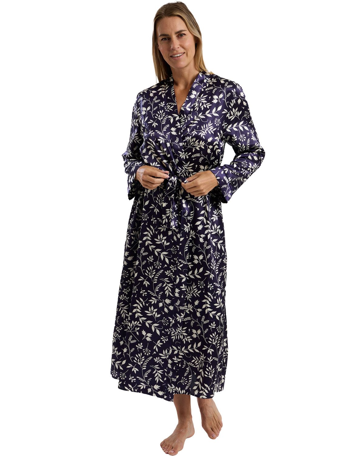 Marlon Womens Claudette Satin Long Wrap