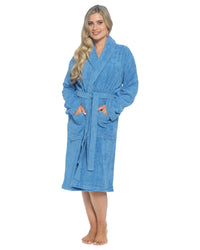 Slumber Hut Womens Wrap Towelling Dressing Gown