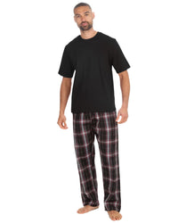 Cargo Bay Mens Short Sleeve Check Pyjamas
