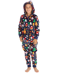 Huggable Matching Family Fleece Christmas Onesies