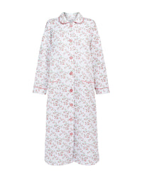 La Marquise Womens 'Moonlit Tulip' Mock Quilt Button Robe