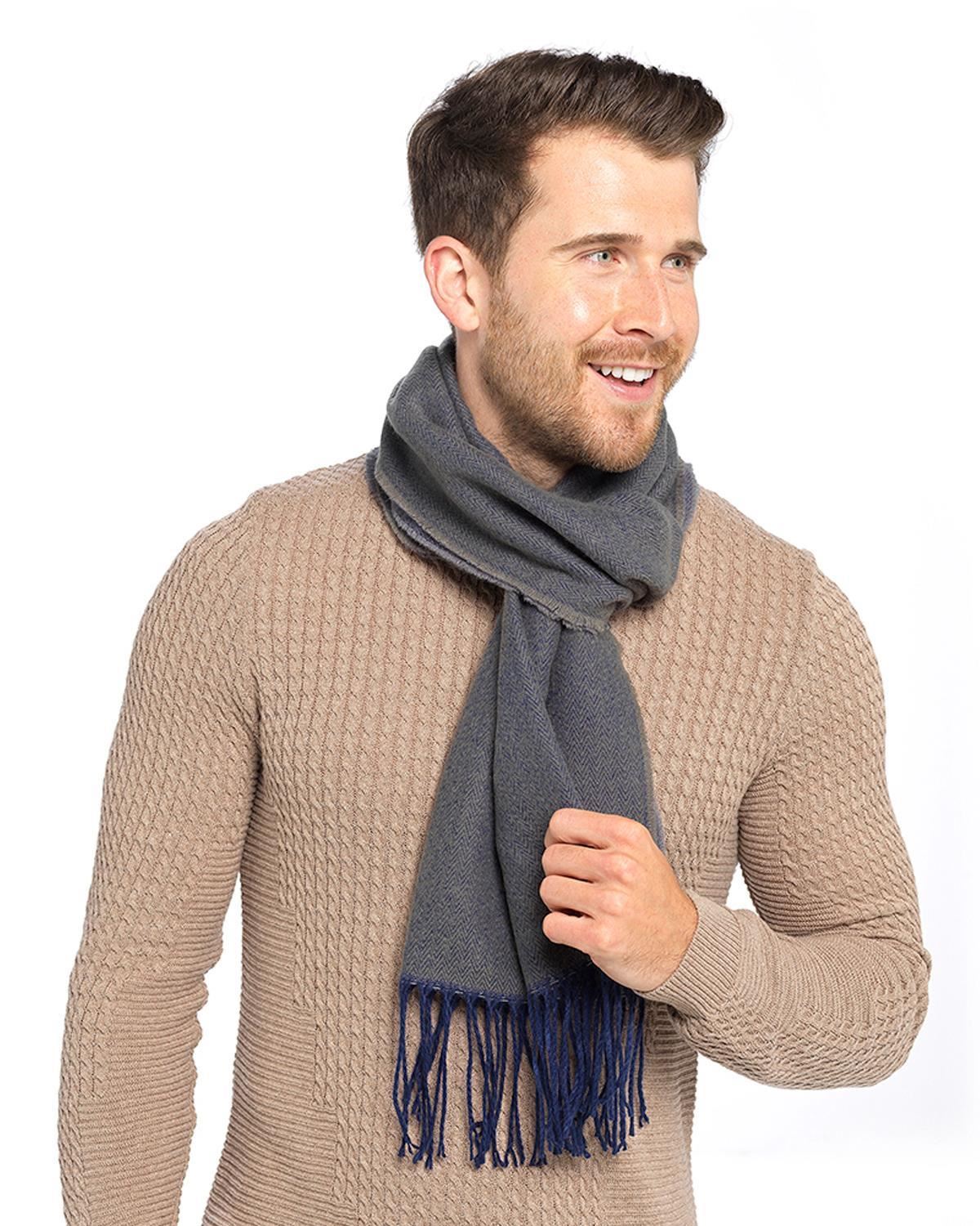 Tom Franks Mens Tassel Scarf