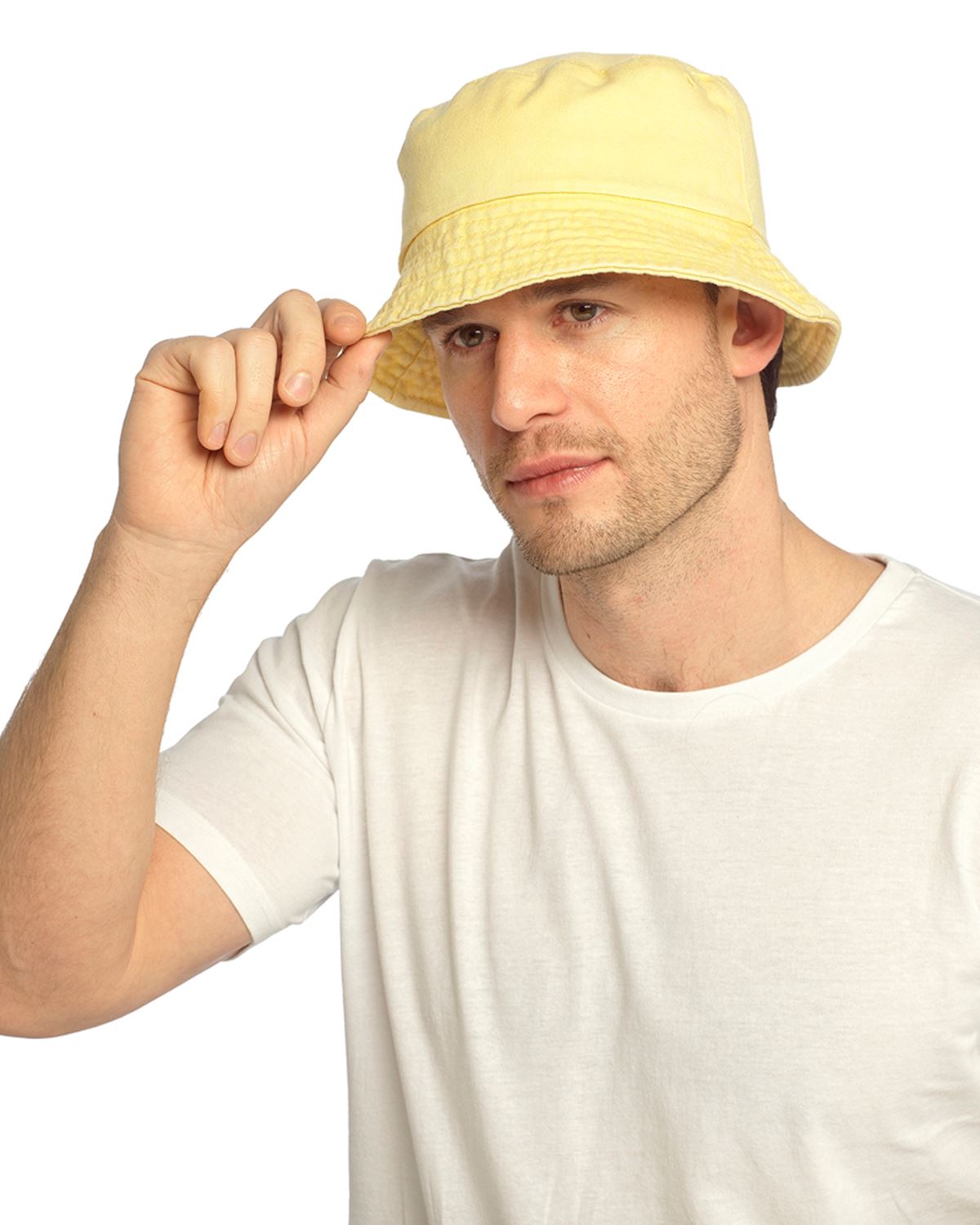 Adults Stonewash Bucket Hat