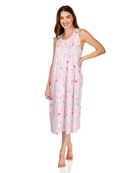 La Marquise Womens 'Watercolours' Sleeveless Nightie