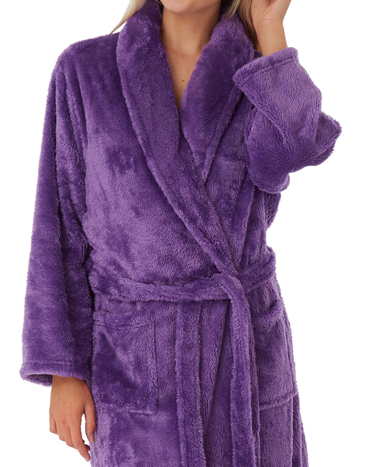 Lady Olga Womens Jasmine Soft Feel Dressing Gown