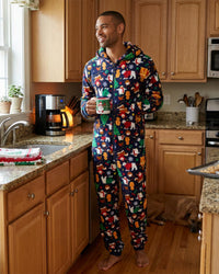 Huggable Adults Fleece Christmas Onesie