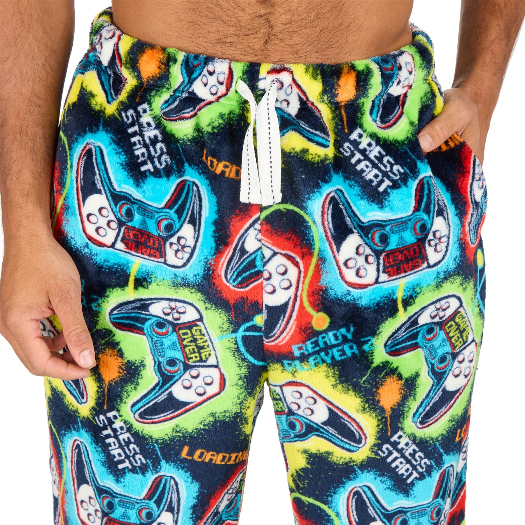 Cargo Bay Mens Fleece Gamer Lounge Pants