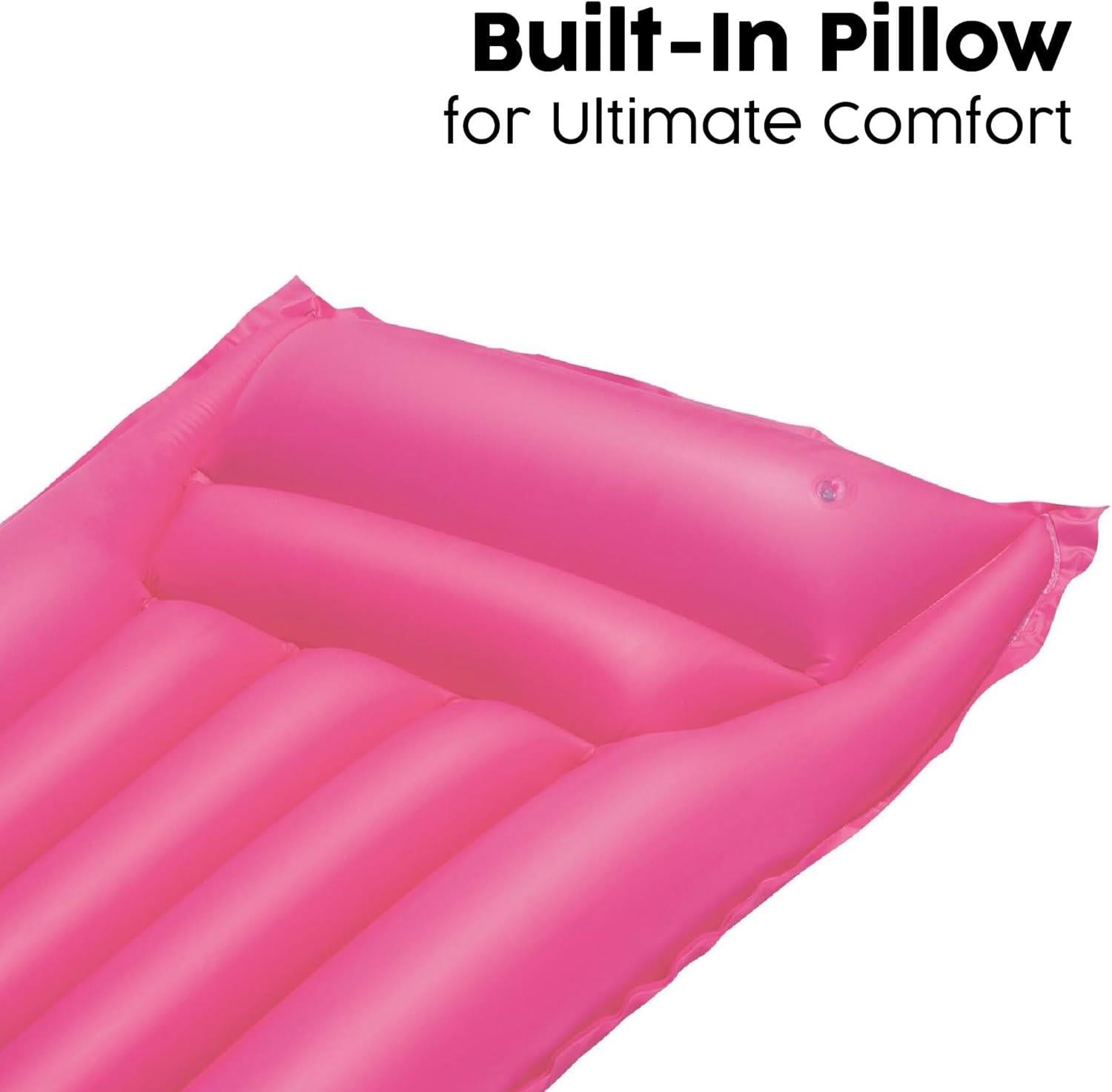 Bestway Inflatable Pool Float Air Bed Lilo with Pillow