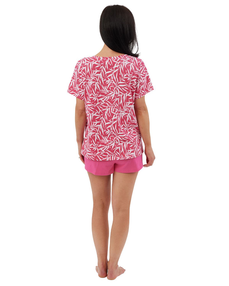 Indigo Sky Womens Bamboo Print Short Pyjamas