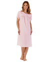 Slenderella Womens Polycotton Short Sleeve Nightdress