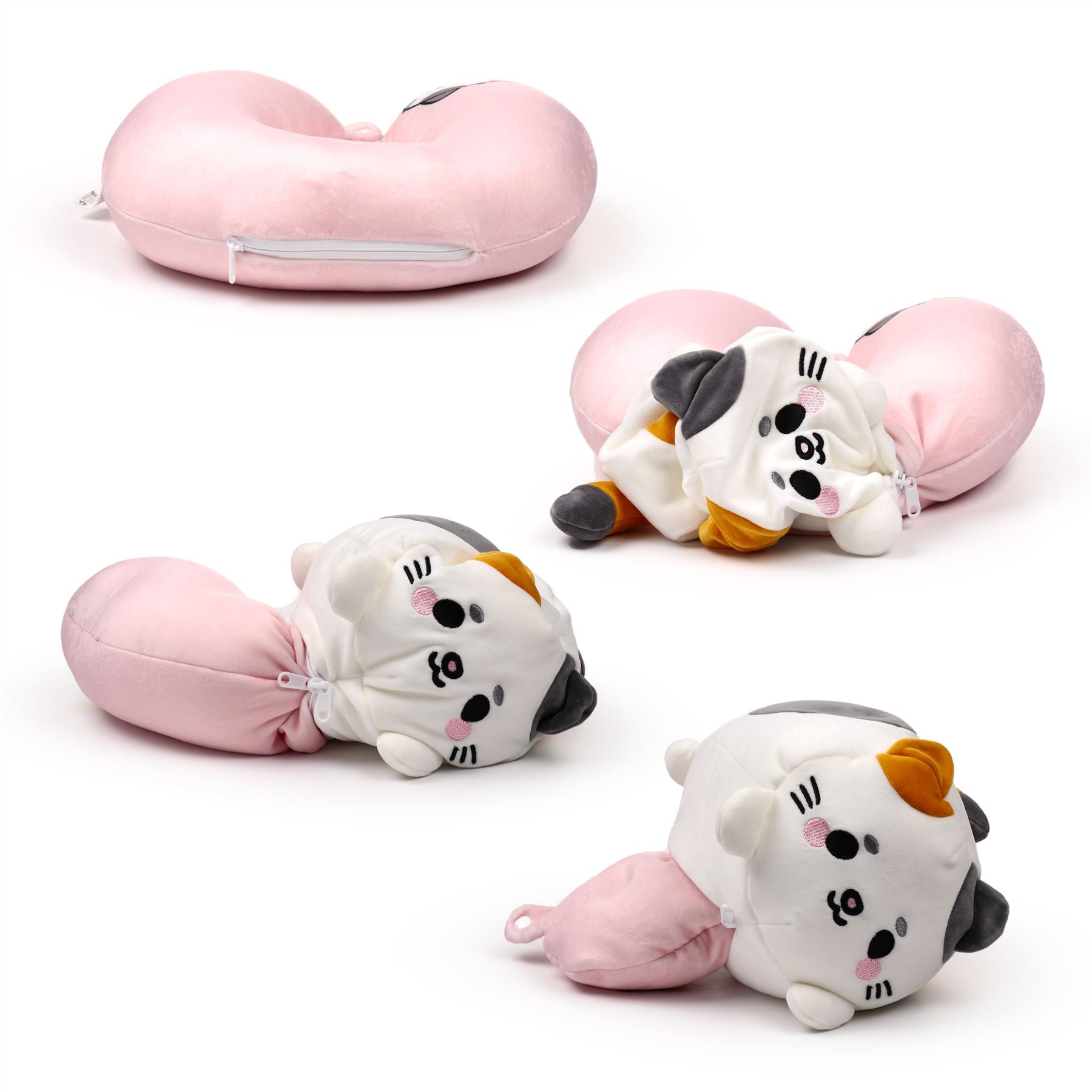 Swapseazzz Cat 2-in-1 Plush Travel Pillow & Toy