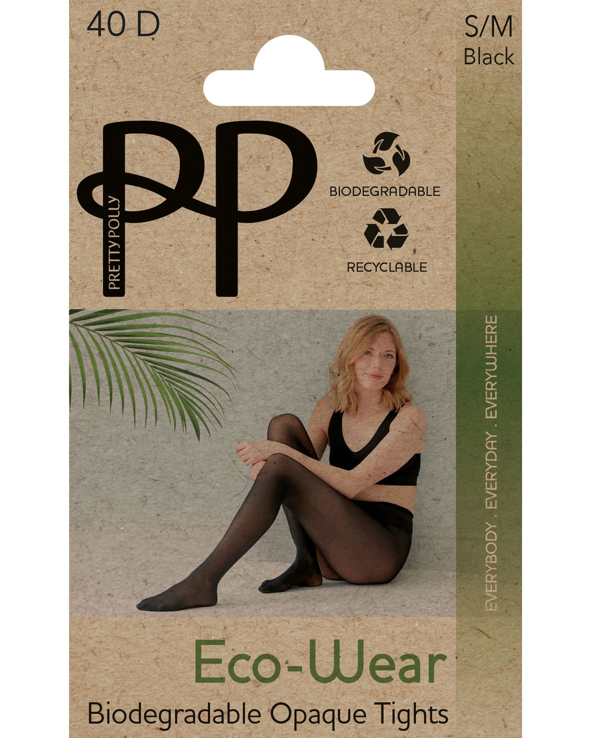 Pretty Polly Womens Eco-Wear 40 Denier Biodegradable Tights