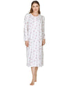La Marquise Womens 'Florentine' Cuddleknit Long Sleeve Nightie