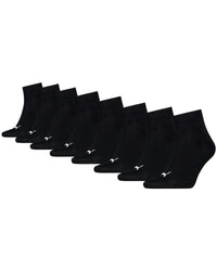 PUMA Promo Unisex 6+2 Pairs Regular Crew/Sneaker/Quarter Socks