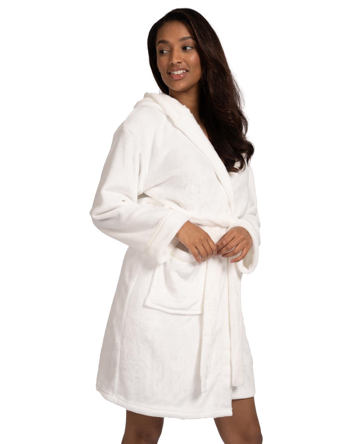 Loungeable Womens Satin Trim Robe