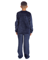 Cargo Bay Boys Polished Fleece Plain Pyjamas