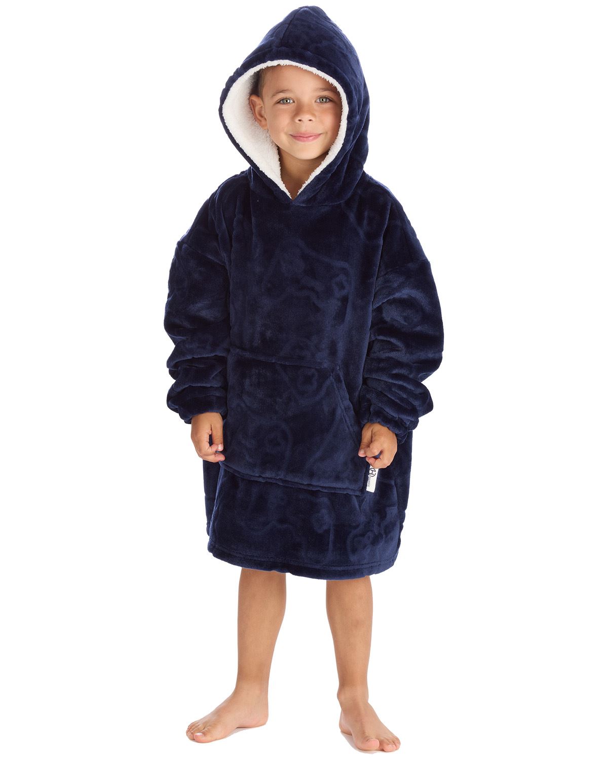 Huggable Kids Embossed Gamer Oversized Hoodie