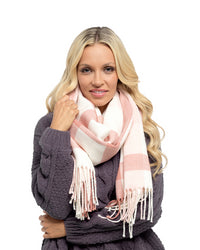 Foxbury Womens Check Plaid Winter Tartan Scarf