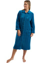 Marlon Womens Coral Fleece Button Robe