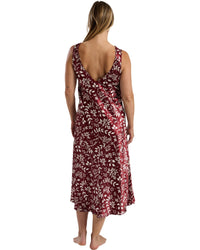 Marlon Womens Claudette Satin Long Nightdress