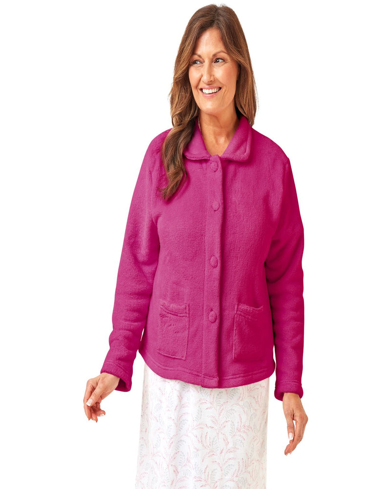 Marlon Ladies Coral Fleece Bedjacket