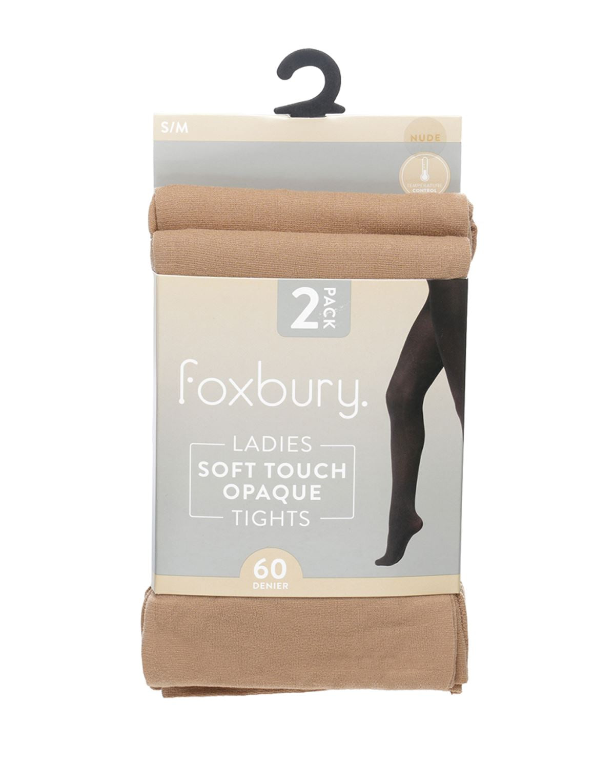 Foxbury Womens 6 Pack 60 Denier Soft Touch Opaque Tights