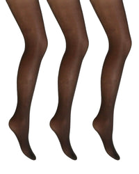 Cindy Womens 3 Pack 20 Denier Ladder Resist Tights