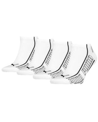 Puma 4 Pack Striped Sneaker Socks