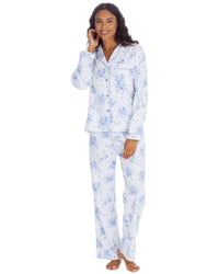 Countess Christie Womens Long Sleeve Floral Cotton Pyjamas