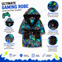 Boys Multicoloured Gaming Dressing Gown