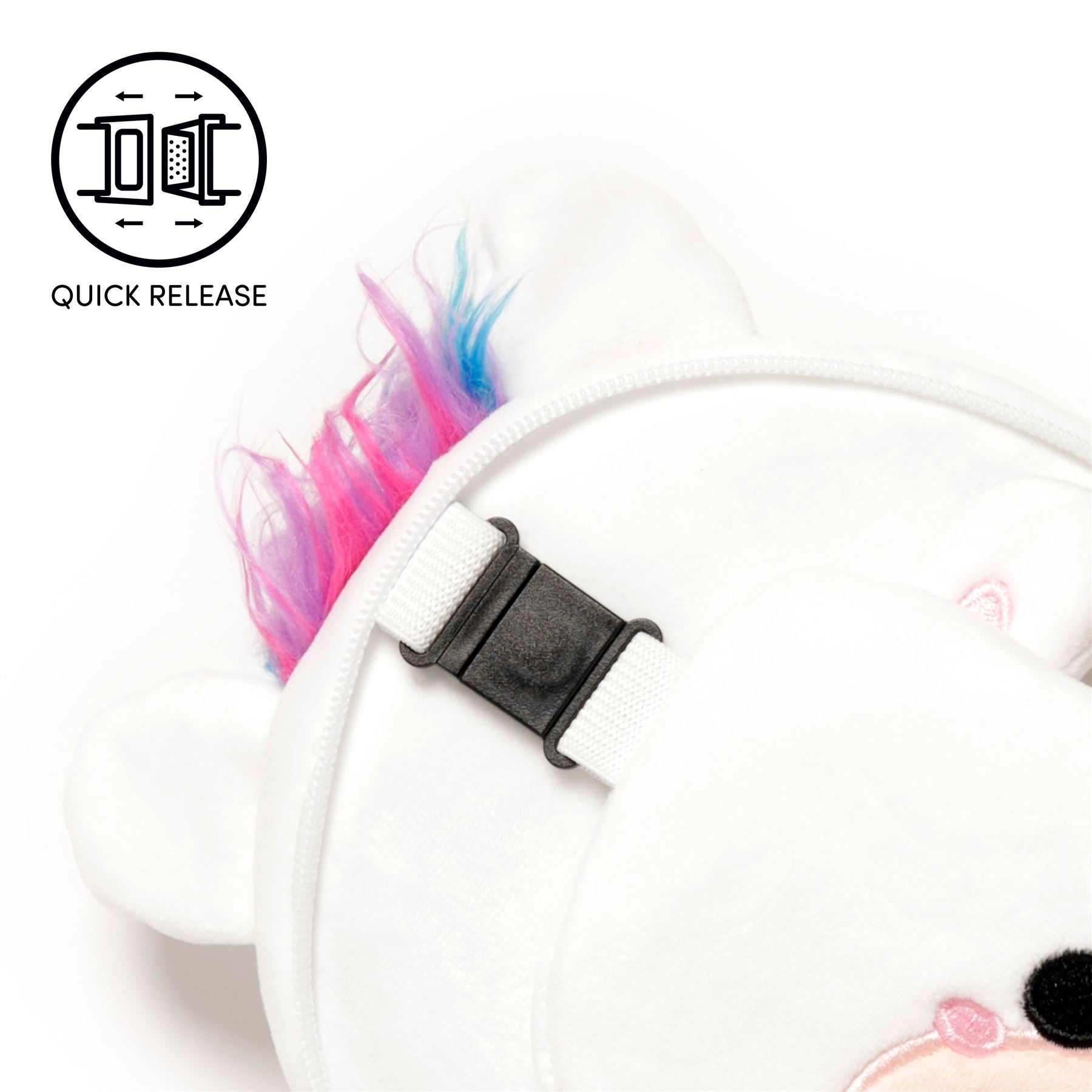 Relaxeazzz Unicorn Plush Travel Pillow & Eye Mask