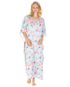 La Marquise Womans Silkyknit Floral Garden Kaftan