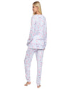 La Marquise Womens 'Floral Reflections' Long Sleeve Pyjamas