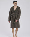 Loungeable Mens Fleece Lined Waffle Dressing Gown