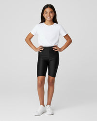 Girls Classic Shiny Lycra Cycling Shorts
