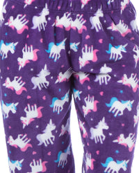 Girls All Over Print Fleece Lounge Pants