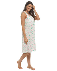Slumber Hut Womens Sleeveless Floral Nightie
