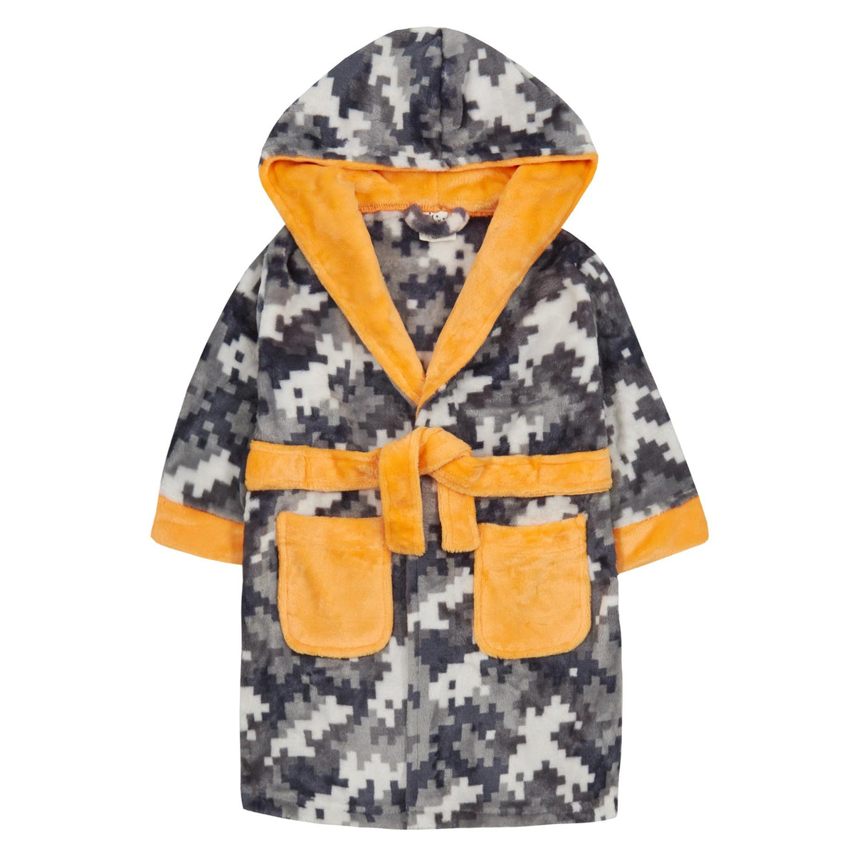 Boys Pixel Camo Dressing Gown