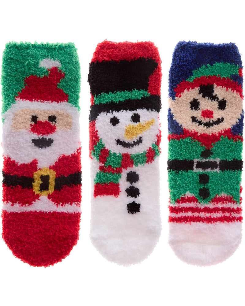 Family Christmas Fleece Cosy Socks