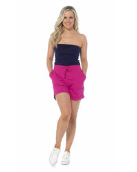 Indigo Roc Womens Linen Shortie Shorts