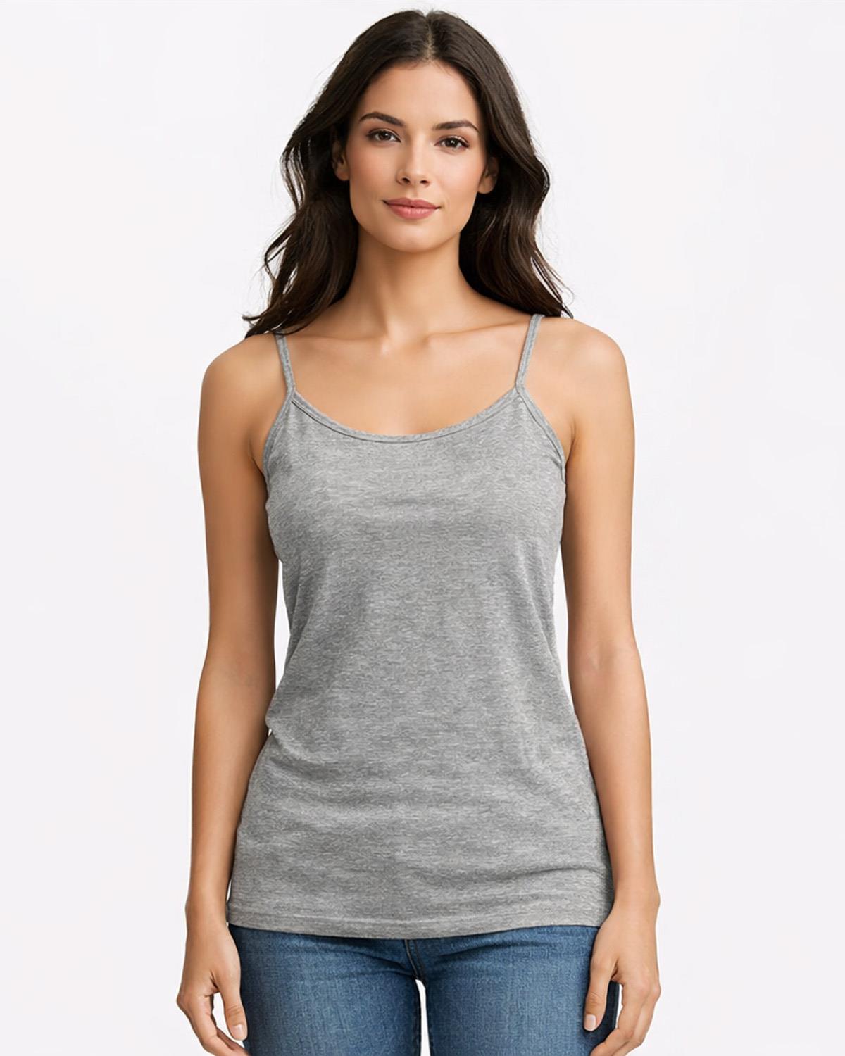 Anucci Womens 3 Pack Cotton Rich Vest Tops