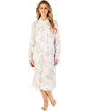 Slenderella Womens Large Floral Interlock 43" Jersey Nightdress