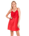 Lady Olga Womens Satin Chemise Nightie
