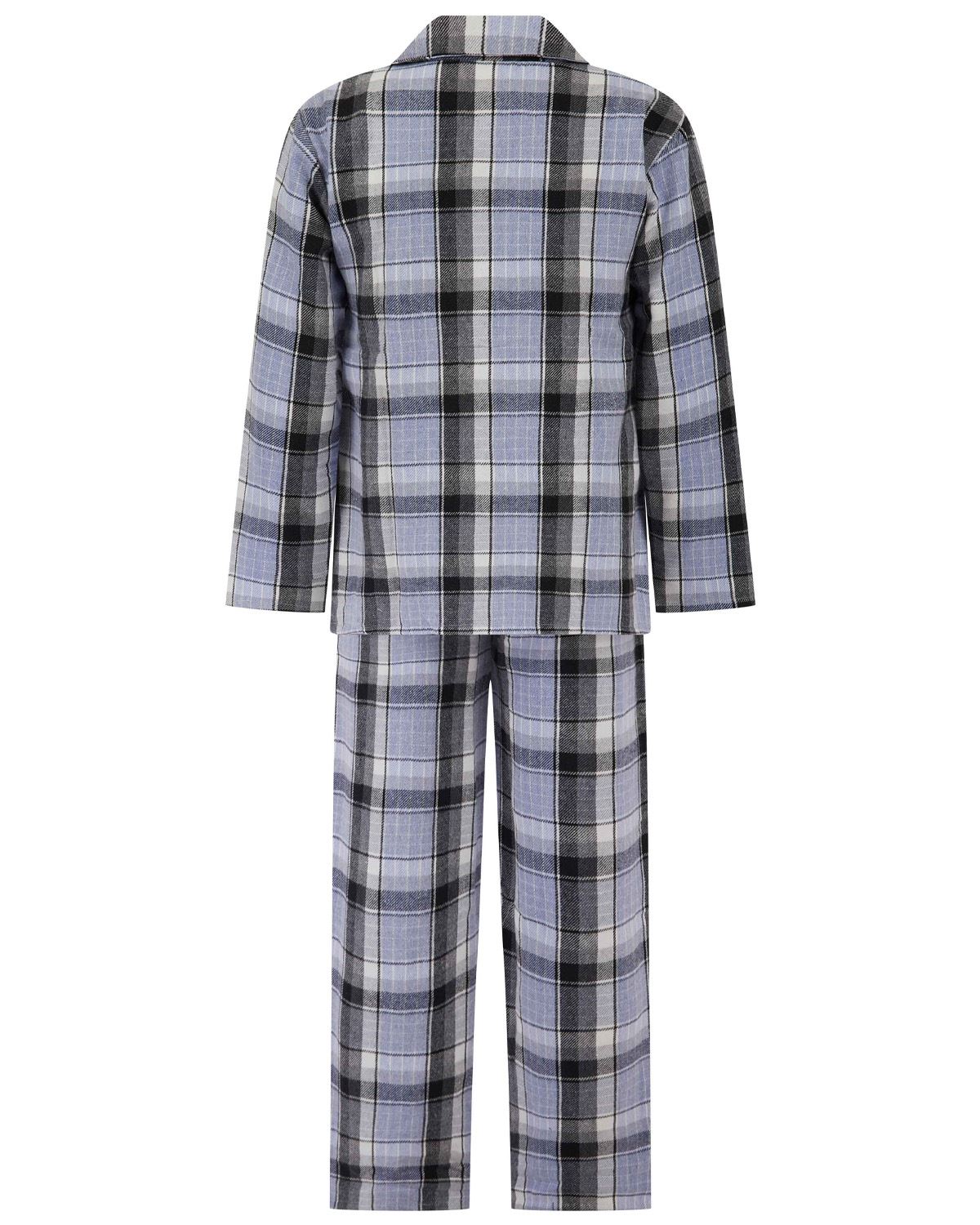 Walker Reid Mens Check Button Down Pyjamas