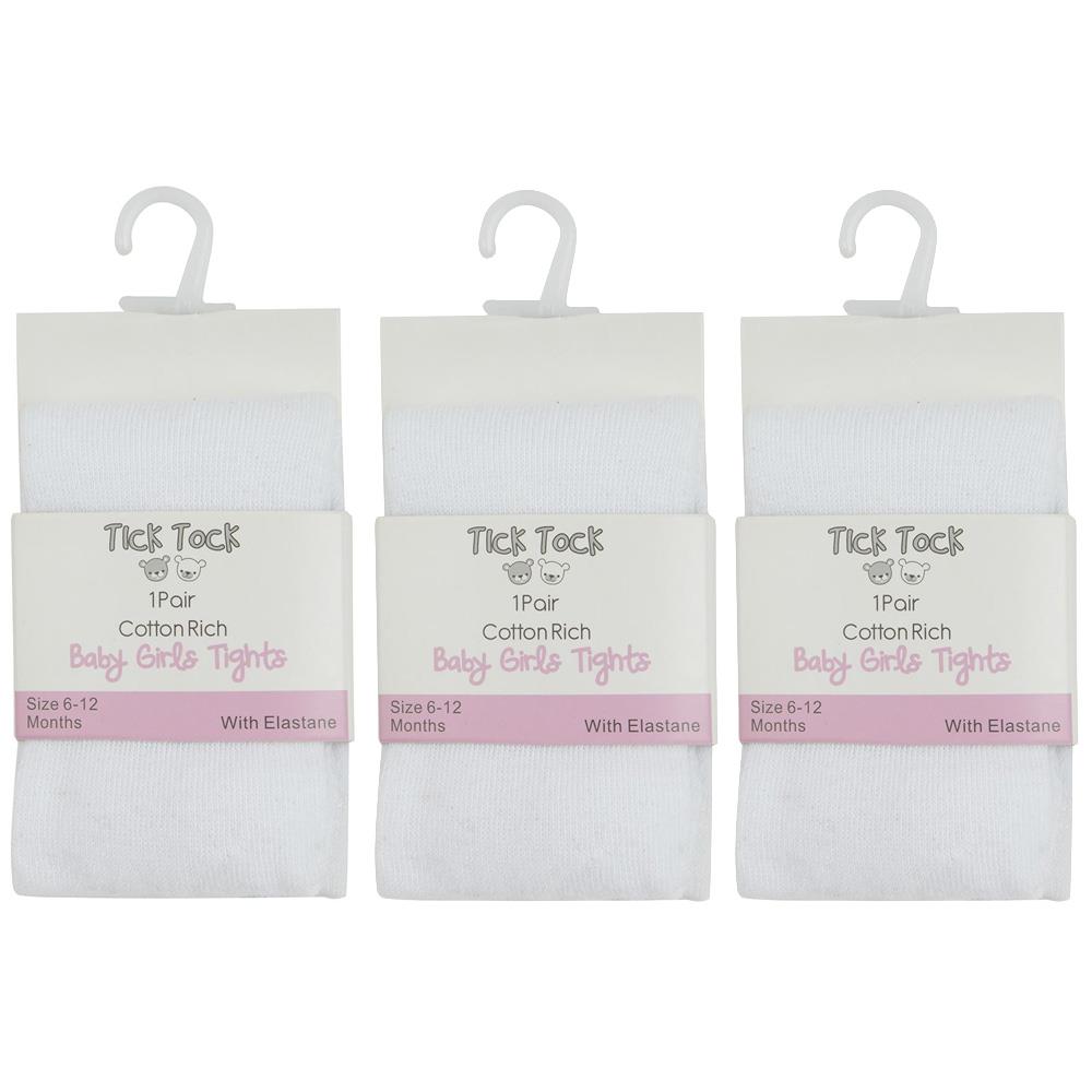 Baby 3 Pack Cotton Rich Tights