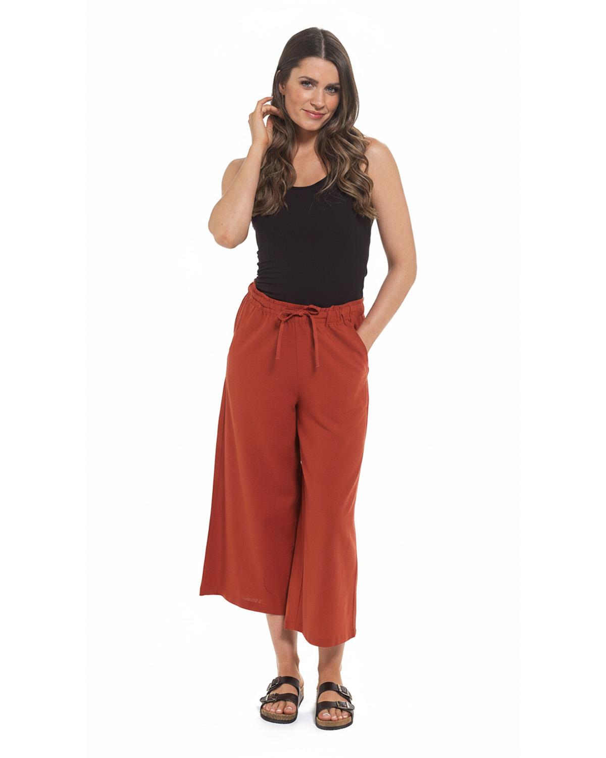 Indigo Roc Womens Linen Culottes