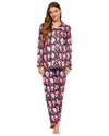 La Marquise Womens 'Cosy Wonders' Button Pyjamas