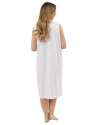 Marlon Womens Harvest Floral 42" Sleeveless Nightie